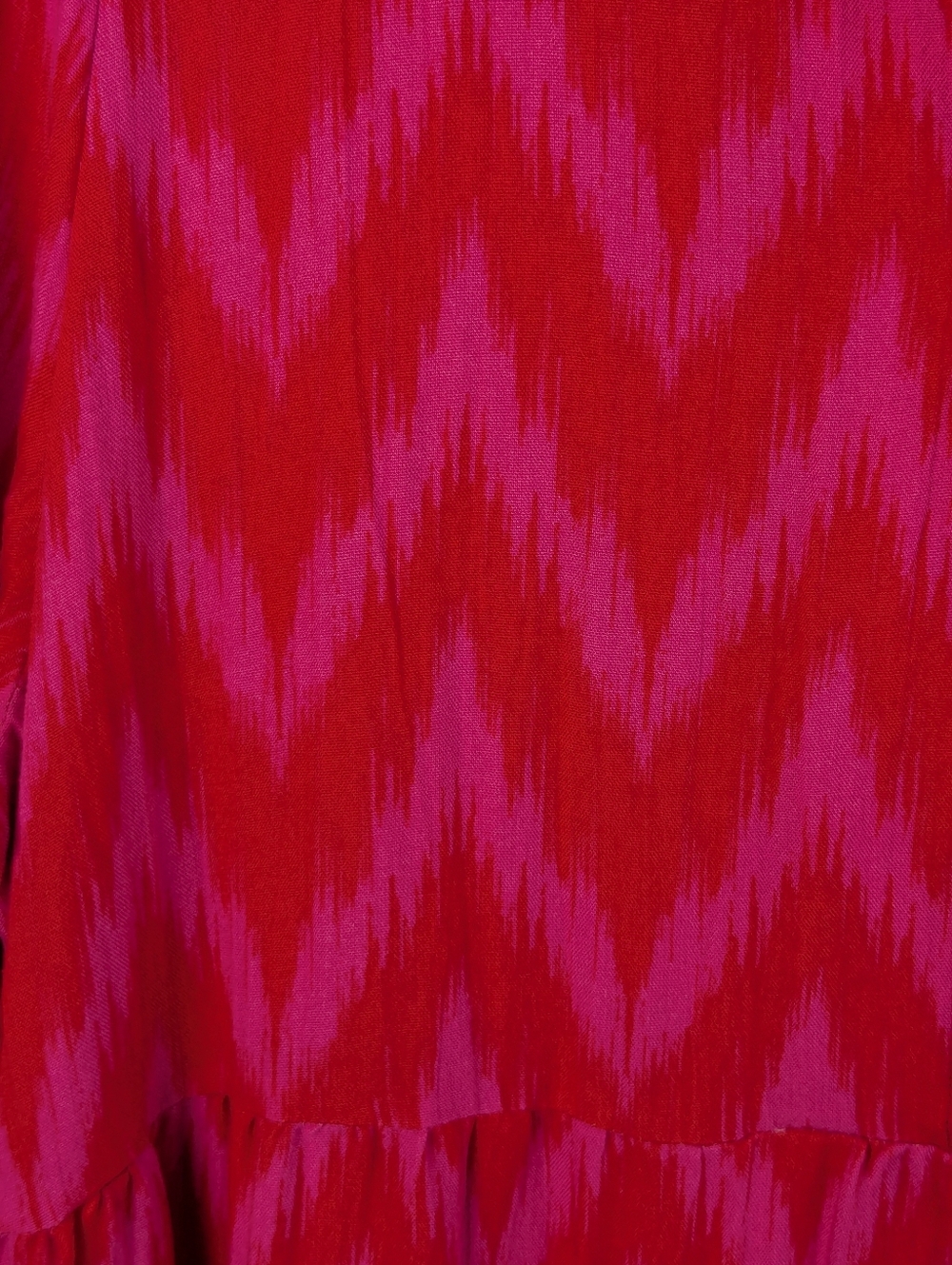 Pomander Place • Hot Pink Ikat Mabel Maxi Dress - Picture 4 of 10